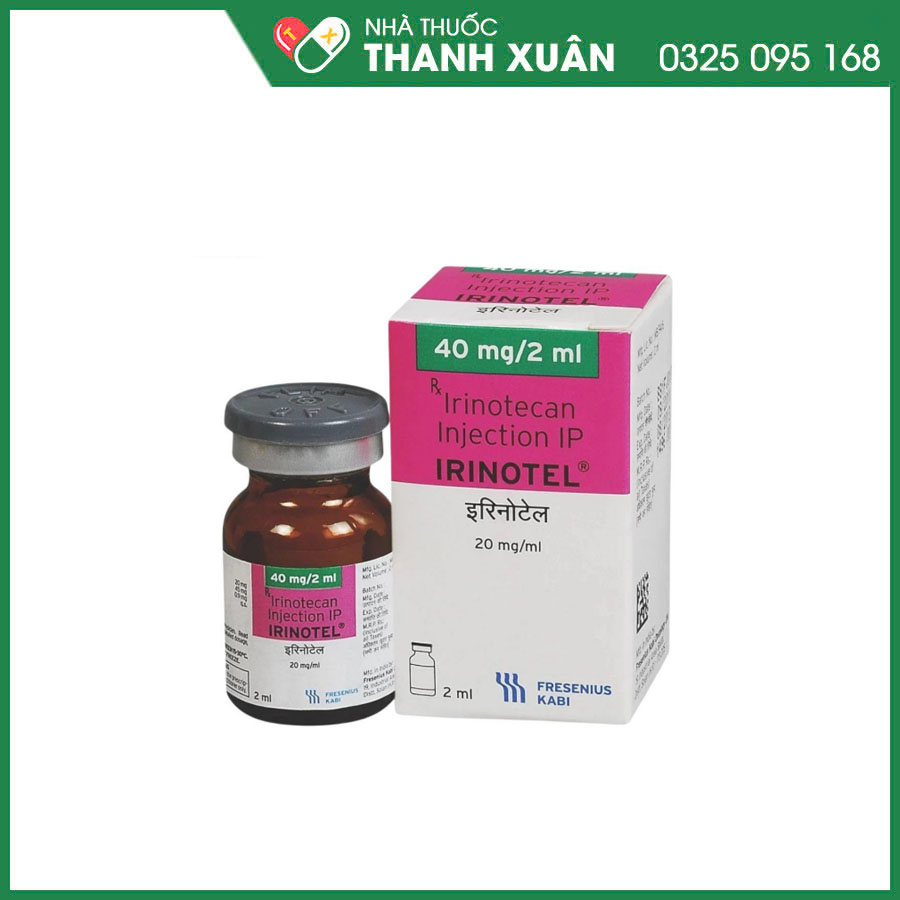 Irinotel 40mg/2ml thuốc điều trị cho bệnh nhân ung thư đại trực tràng tiến triển